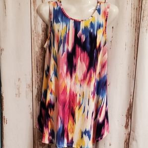Heimish USA multi color tank NWOT small